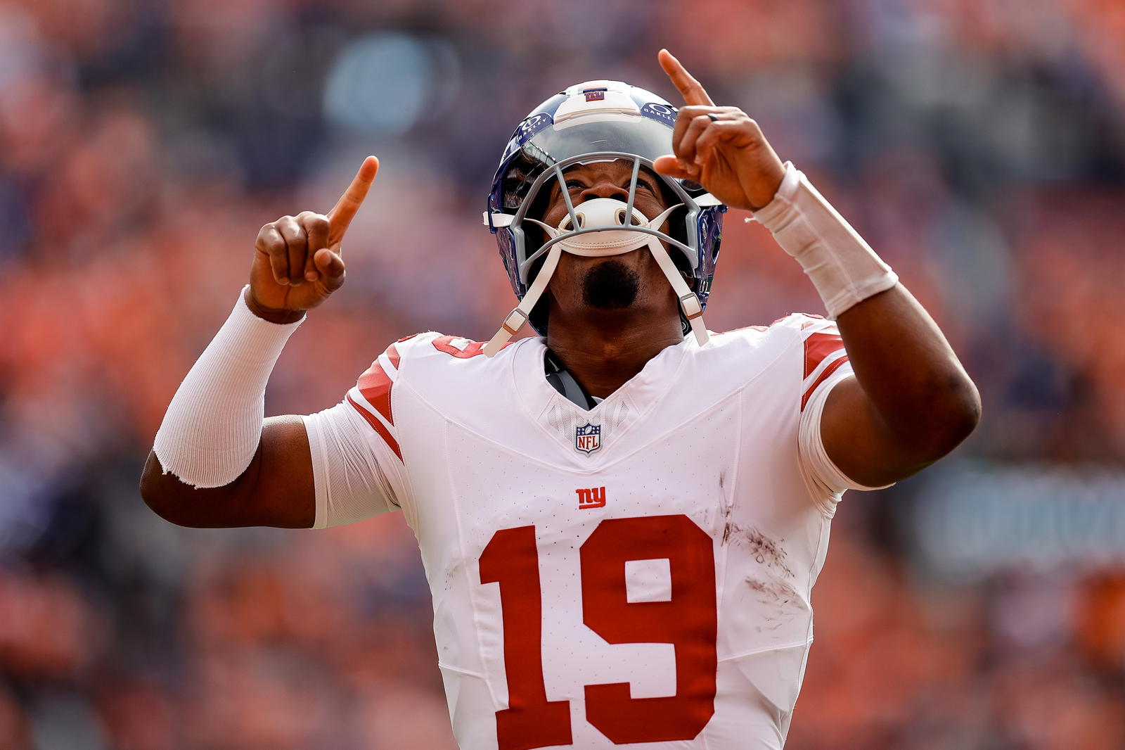 New York Giants quarterback Jameis Winston. Credit: Isaiah J. Downing-Imagn Images.