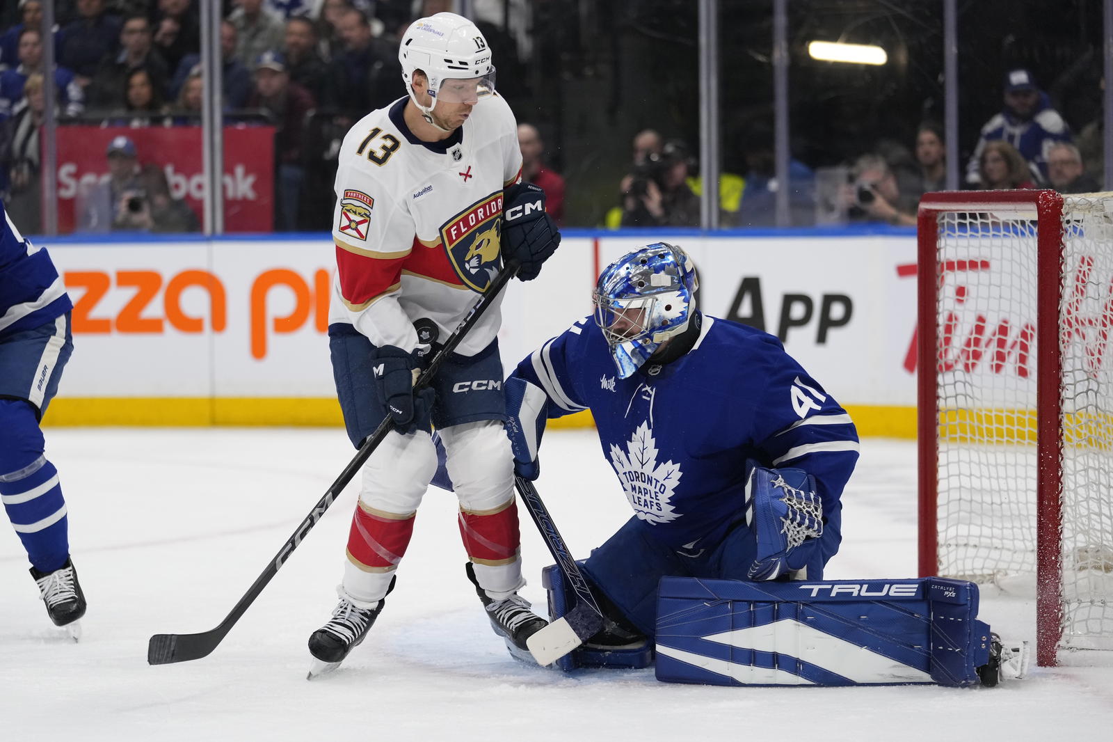 Maple Leafs' Stolarz Shelves Panthers Ties And Bond Over Cats In Playoff Series