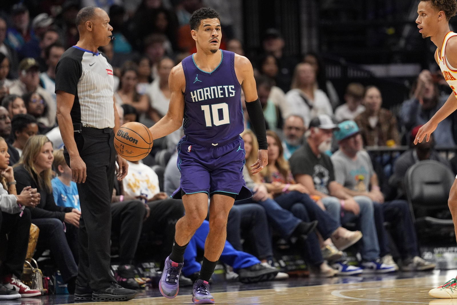 Charlotte Hornets guard Josh Green. Credit:&nbsp;Jim Dedmon-Imagn Images.