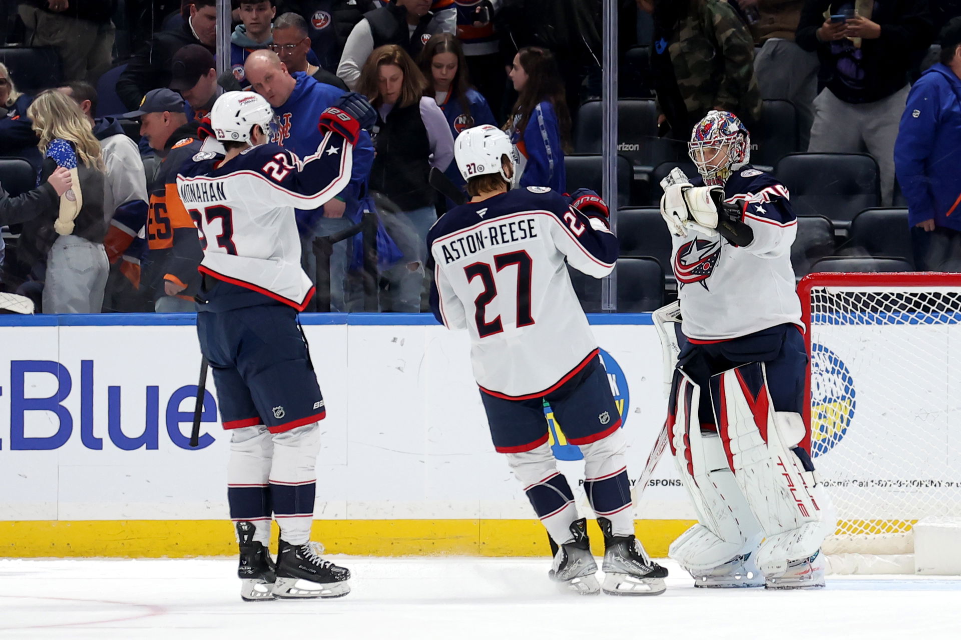 Blue Jackets Halt Six Game Skid; Roy and His Players Have Strong Words For The Officials