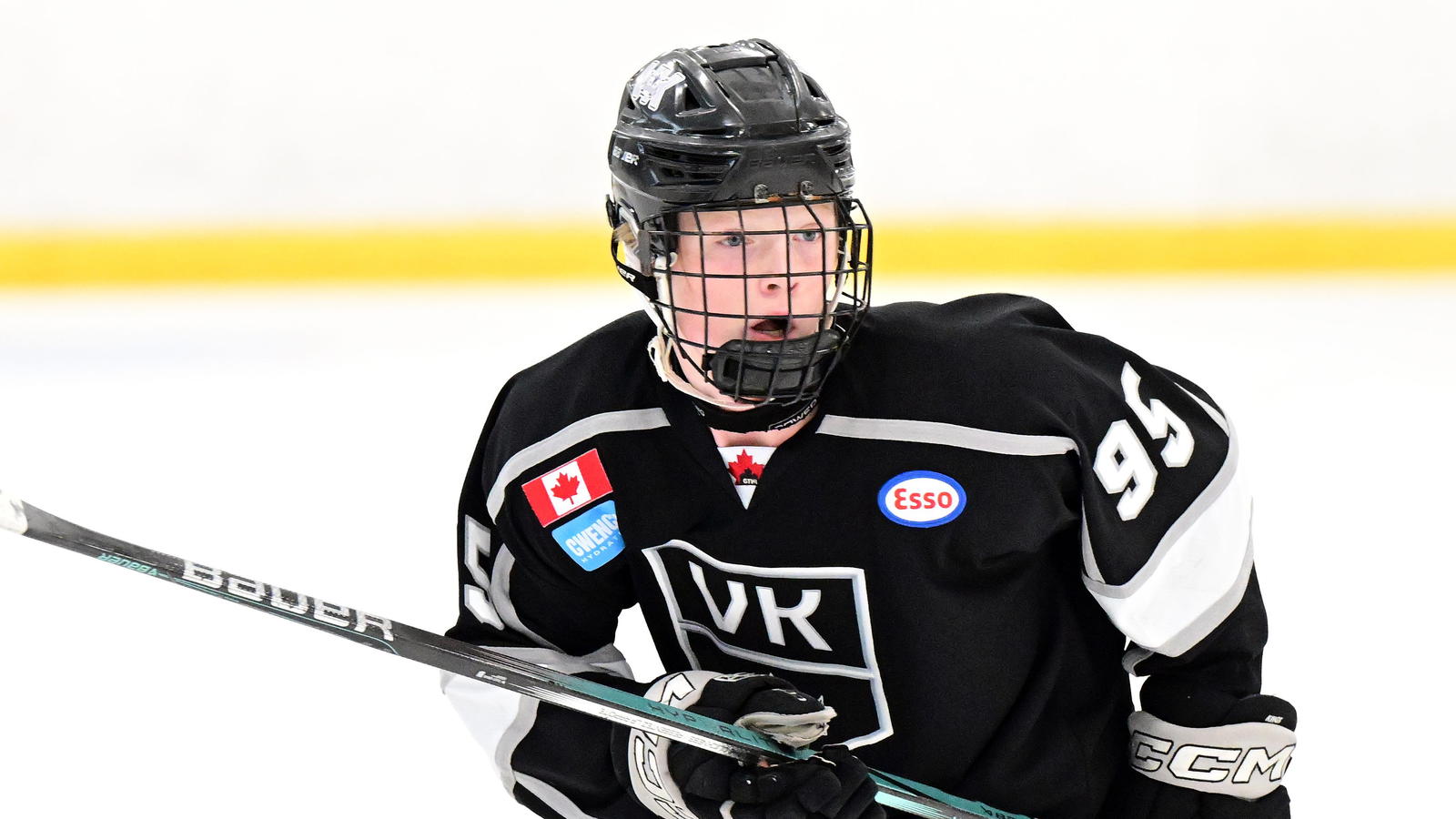 <i>Former Vaughan Kings forward Gensen Geldart. Credit: Dan Hickling/OHL Images</i>