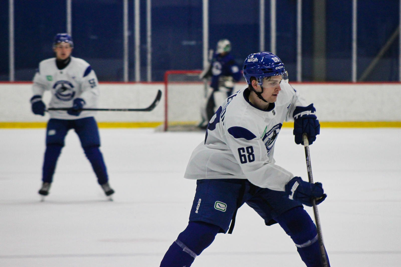 Riley Patterson of the Vancouver Canucks (Photo Credit: Kaja Antic/The Hockey News)