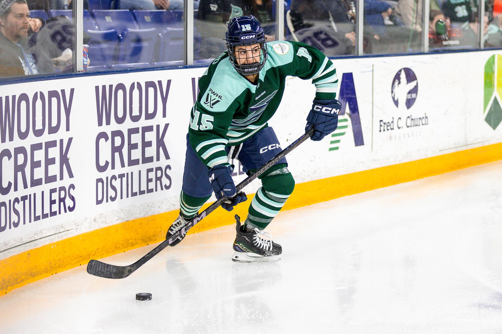 Sydney Bard with the Boston Fleet - Photo @ PWHL