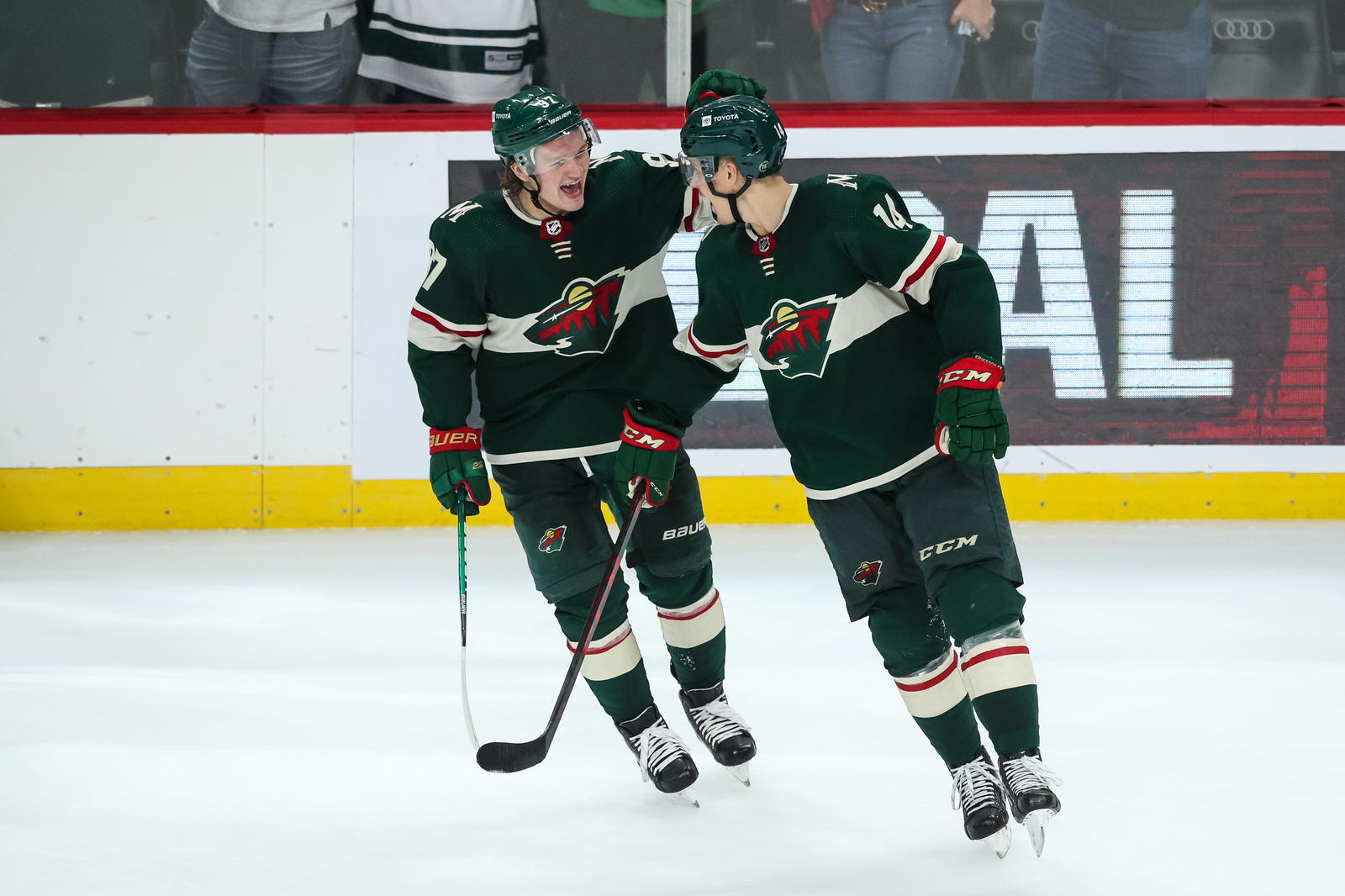 Could Tuesday's Practice Indicate That Kirill Kaprizov, Joel Eriksson Ek Will Play Tonight?