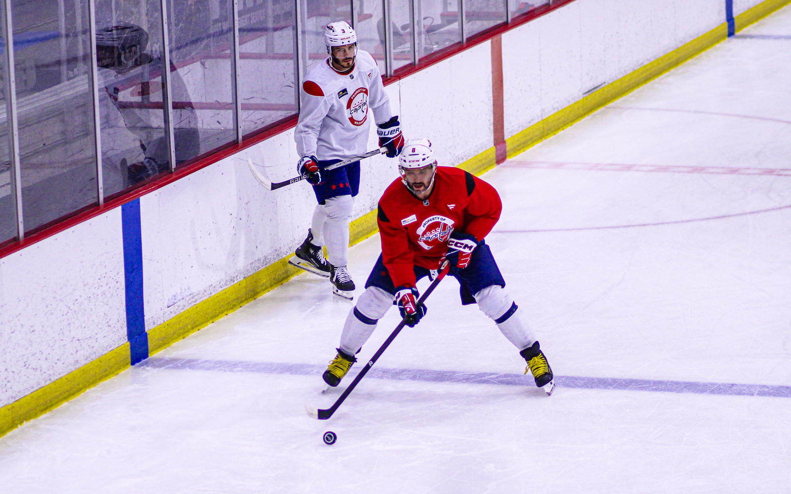 Alex Ovechkin is looking forward to the Capitals' second-round series against Carolina.