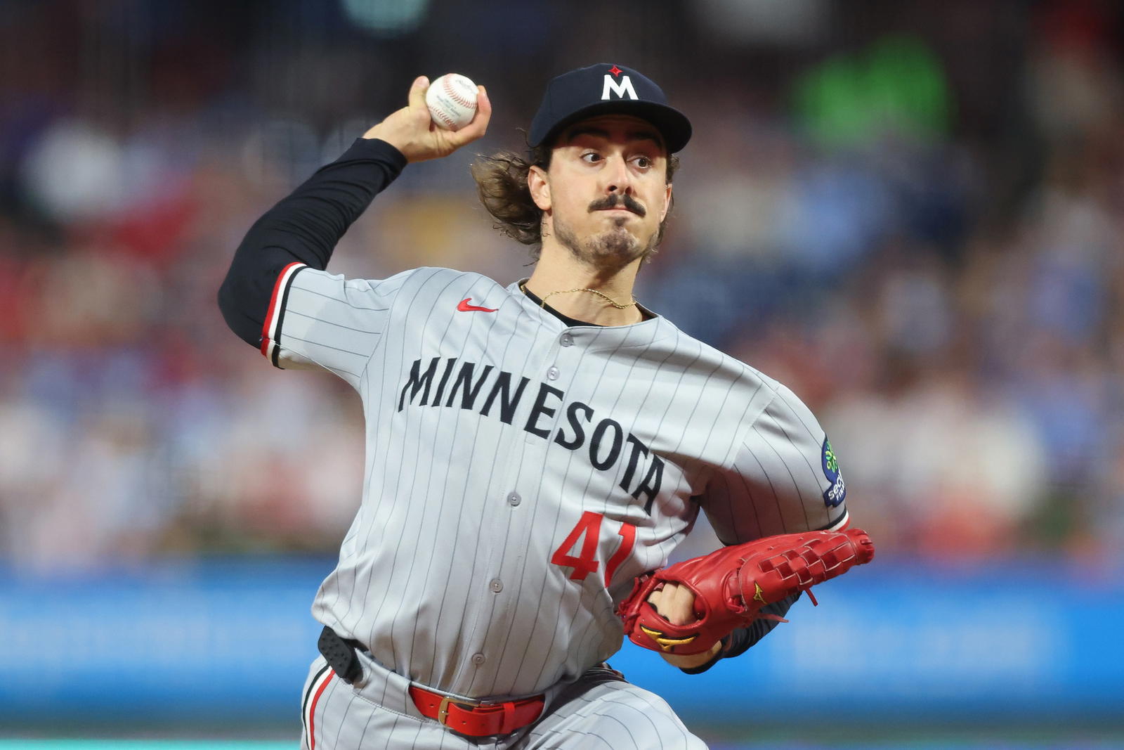 Minnesota Twins pitcher Joe Ryan. Credit:&nbsp;Bill Streicher-Imagn Images.