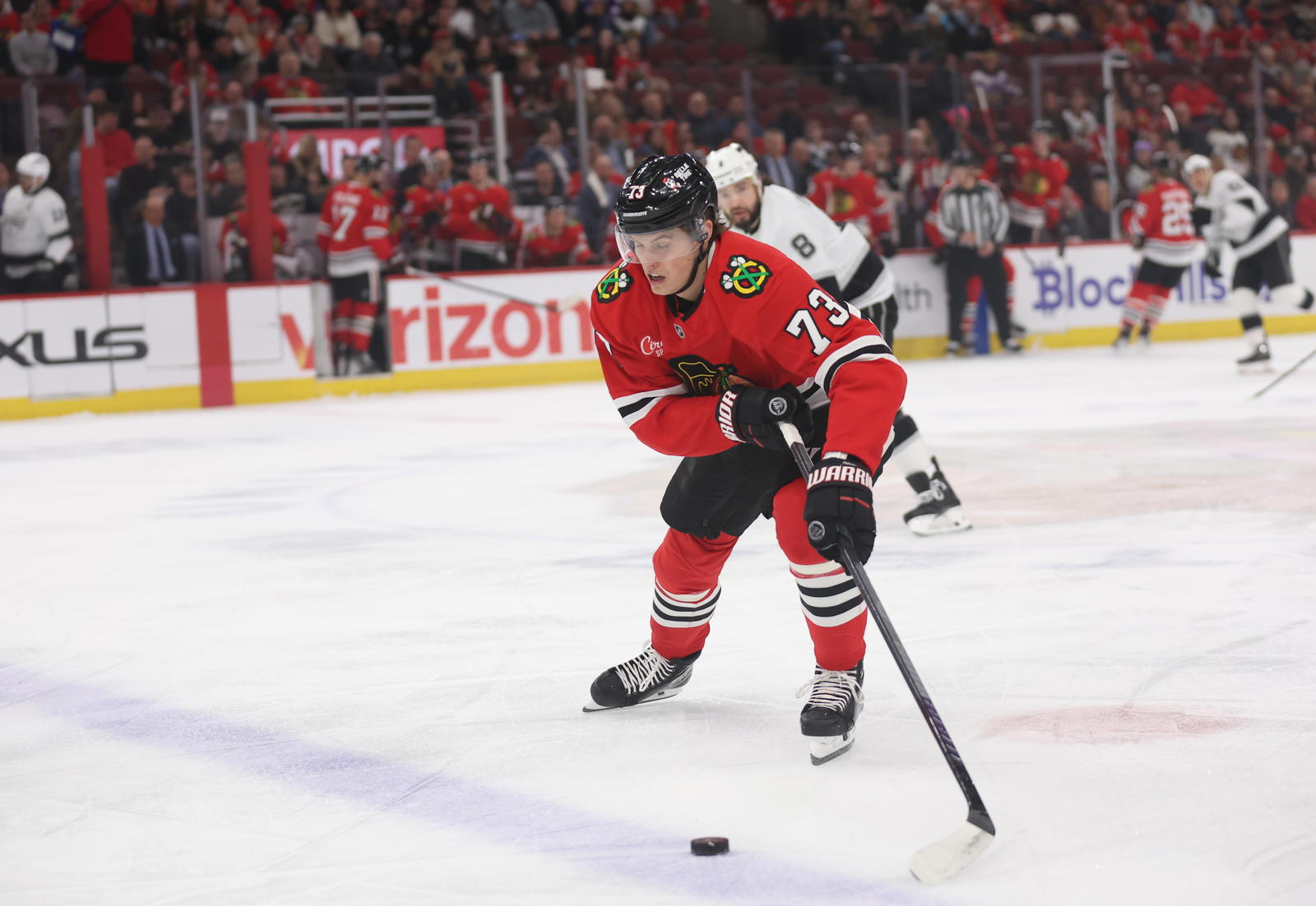 Lukas Reichel (© Talia Sprague-Imagn Images)