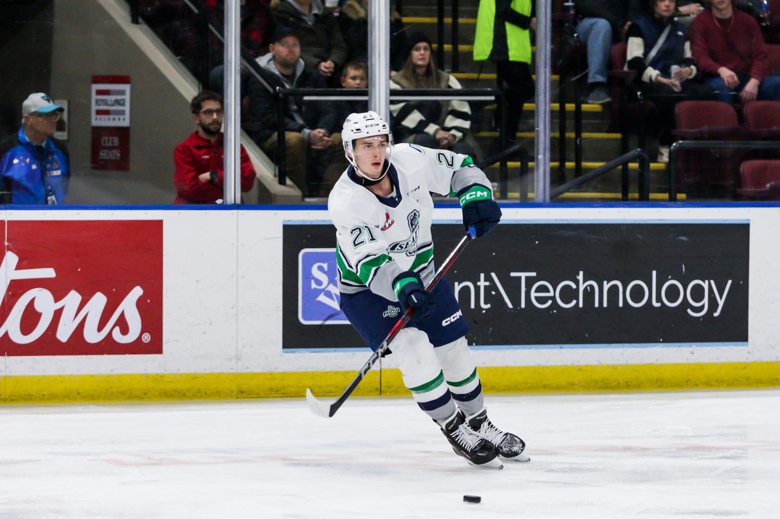 Radim Mrtka of the Seattle Thunderbirds (Photo Credit:&nbsp;Brian Liesse/Seattle Thunderbirds/WHL)