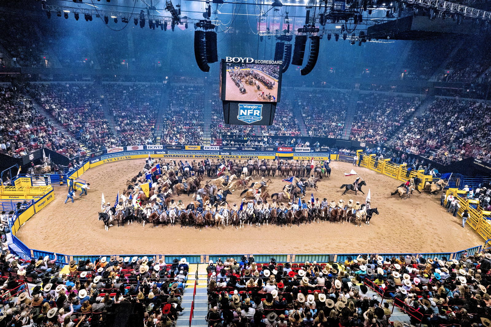 2024 NFR Grand Entry - Hillary Maybery