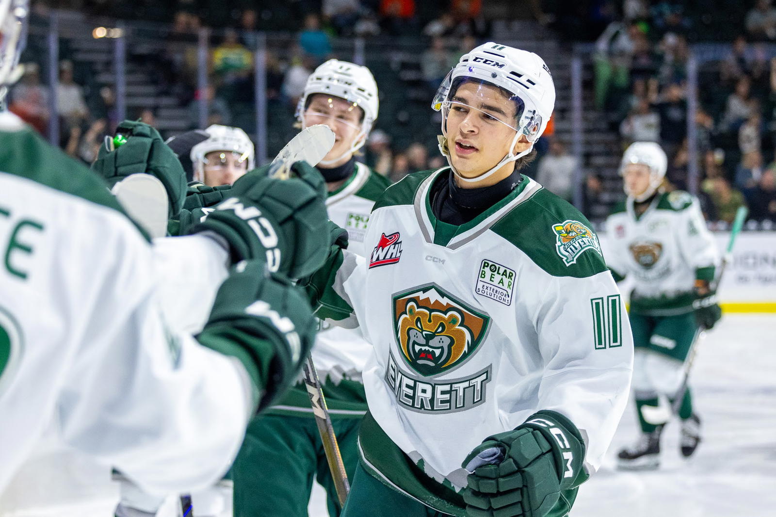 Carter Bear of the Everett Silvertips (Photo Credit:&nbsp;Caroline Anne/Everett Silvertips/WHL)