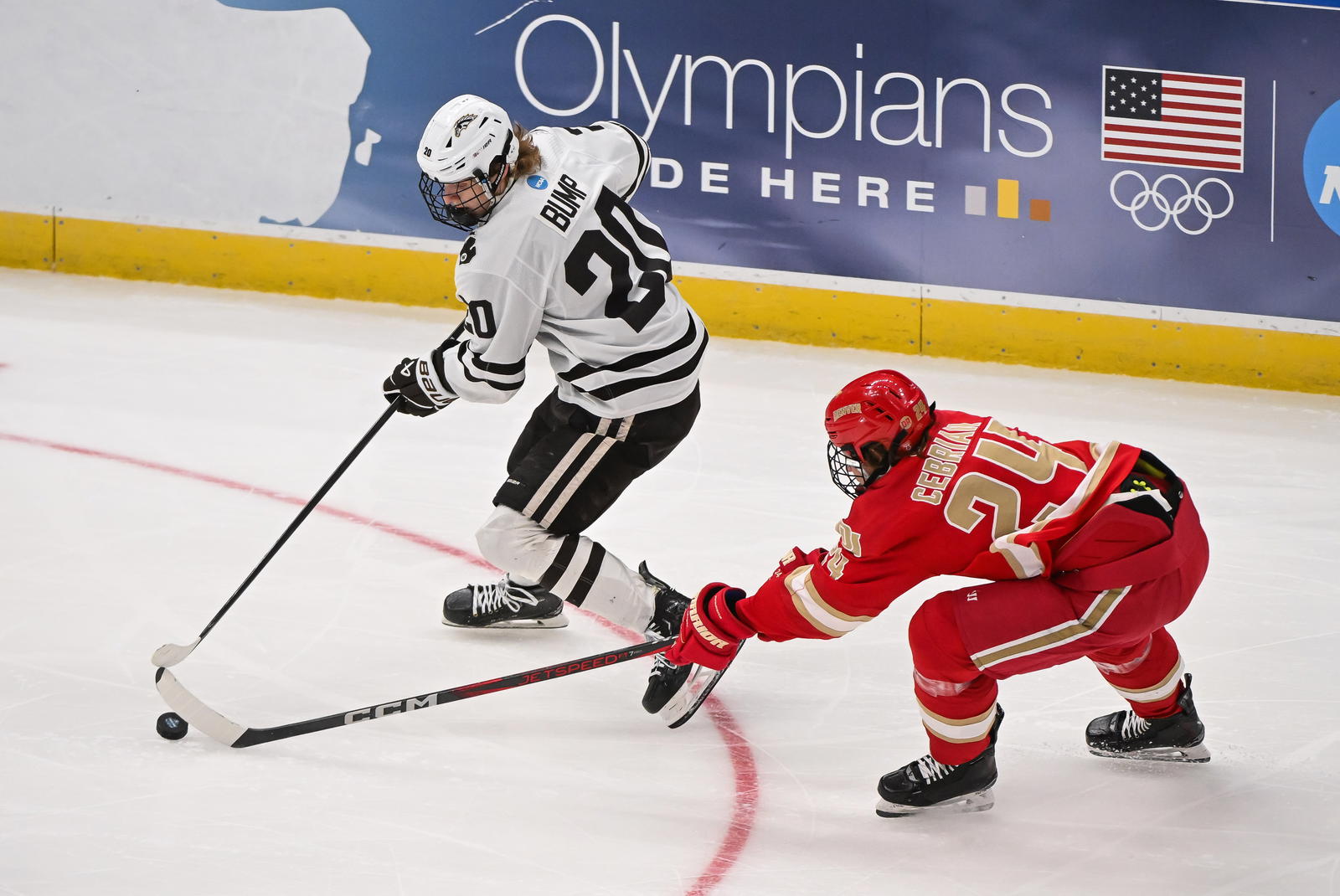 Alex Bump is primed to make his NHL debut for the Flyers this season. (Photo: Connor Hamilton, Imagn Images)