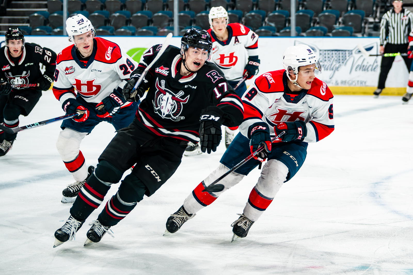 Ollie Josephson of the Red Deer Rebels (Photo Credit: Erica Perreaux/WHL)