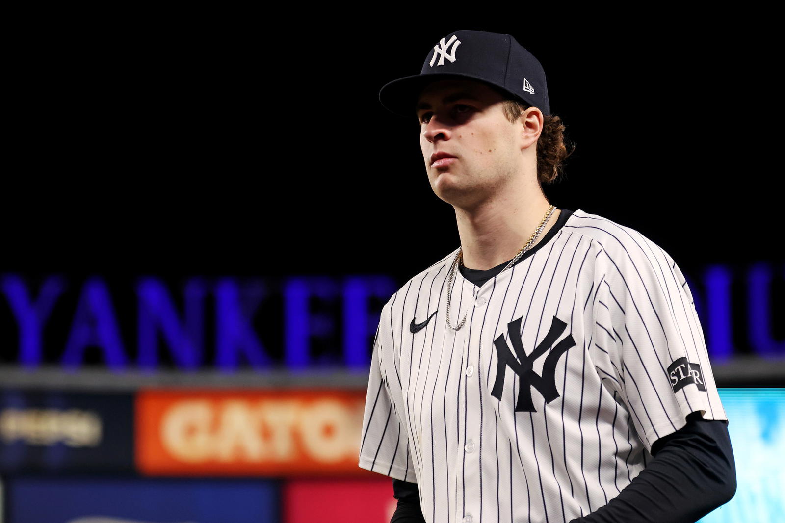 New York Yankees pitcher Cam Schlittler. Credit:&nbsp;Vincent Carchietta-Imagn Images.
