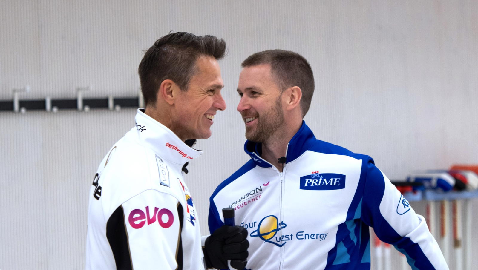 Ulsrud with Gushue in 2017