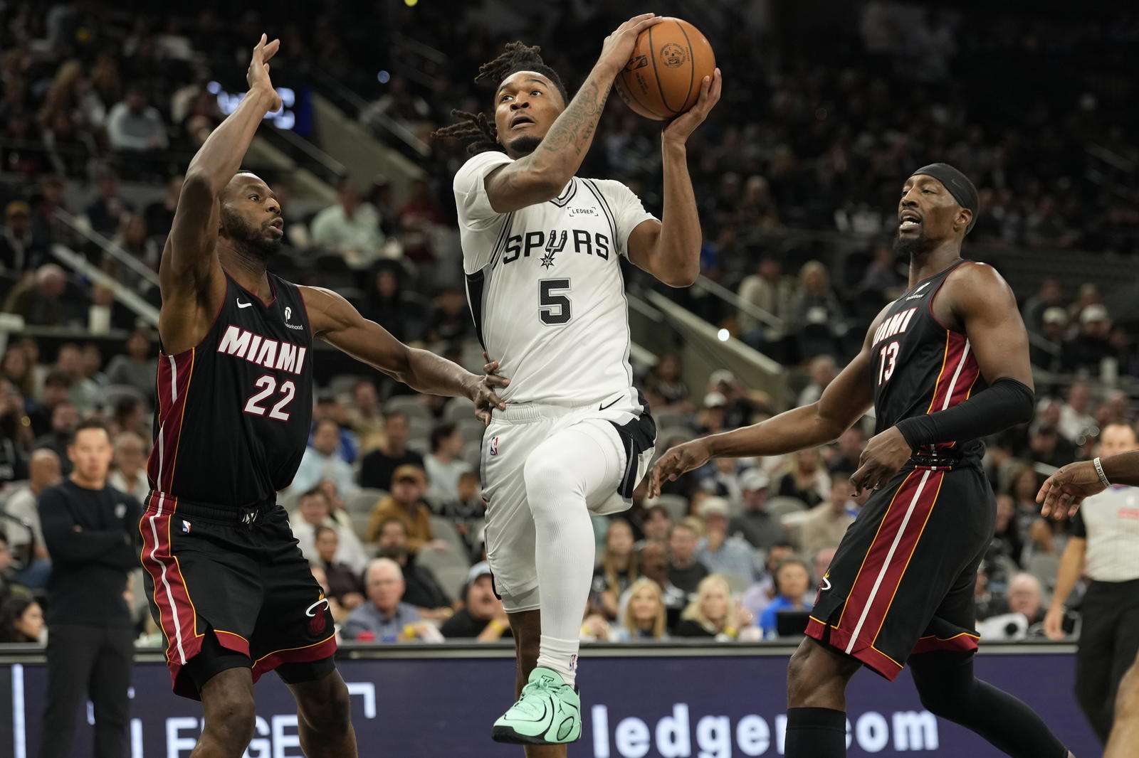 San Antonio Spurs guard Stephon Castle. Credit:&nbsp;Scott Wachter-Imagn Images.