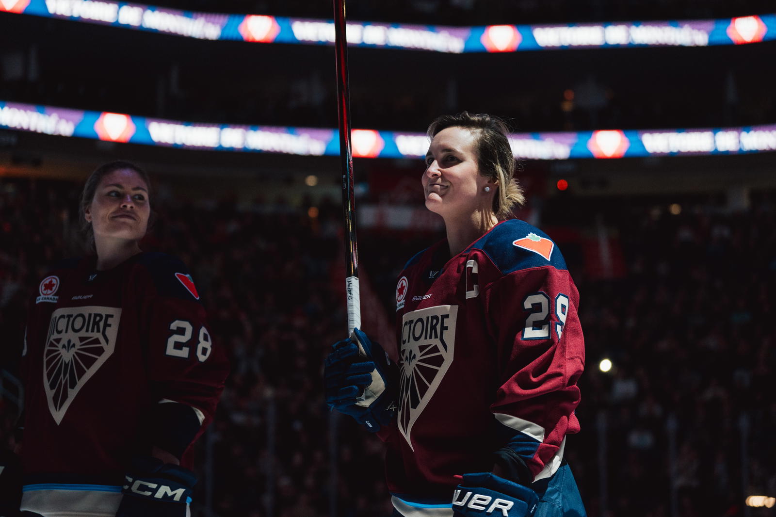 Marie-Philip Poulin of the Montreal Victoire - Photo @ PWHL
