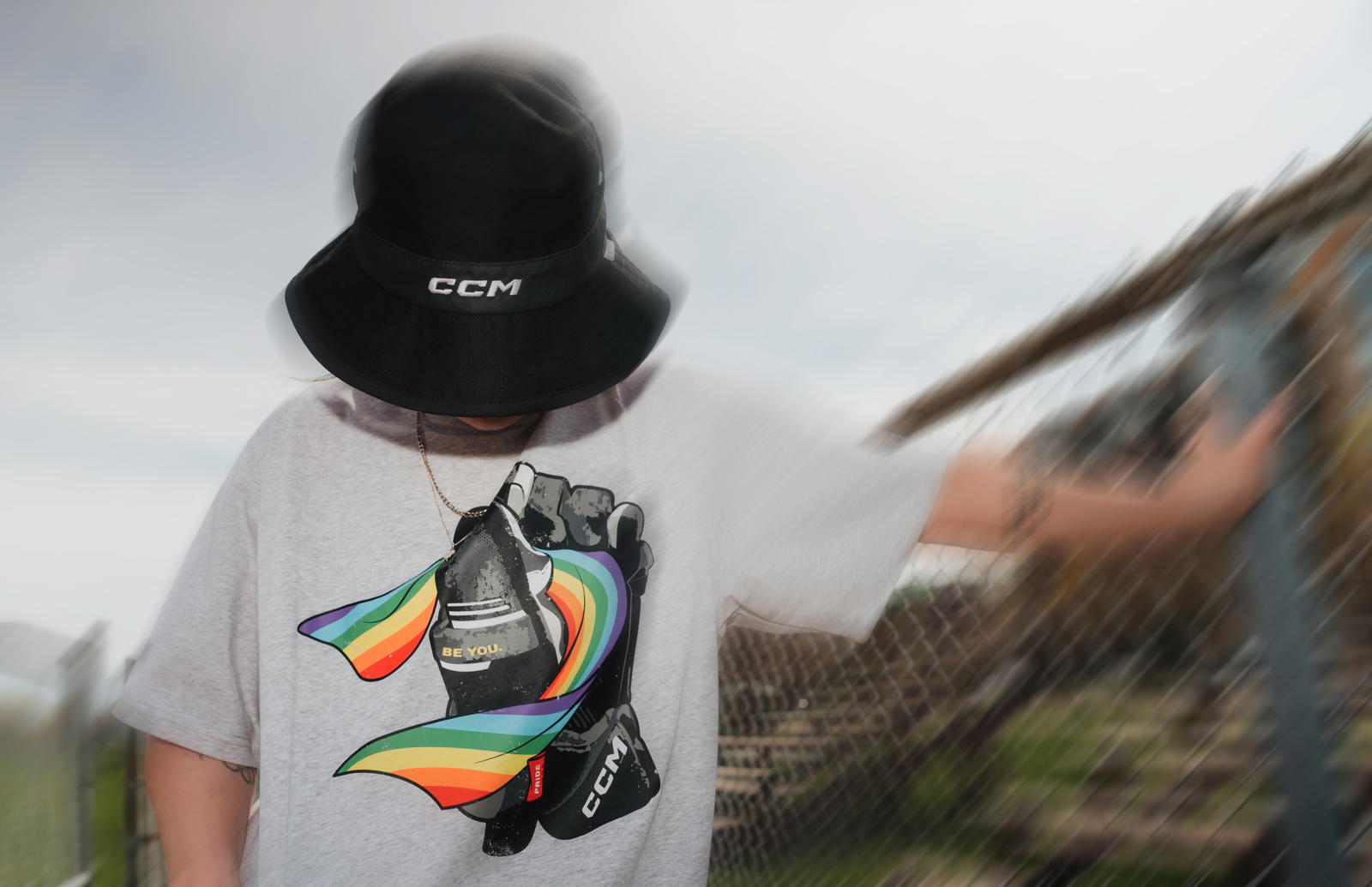 Erin Ambrose repping one of her new CCM shirts