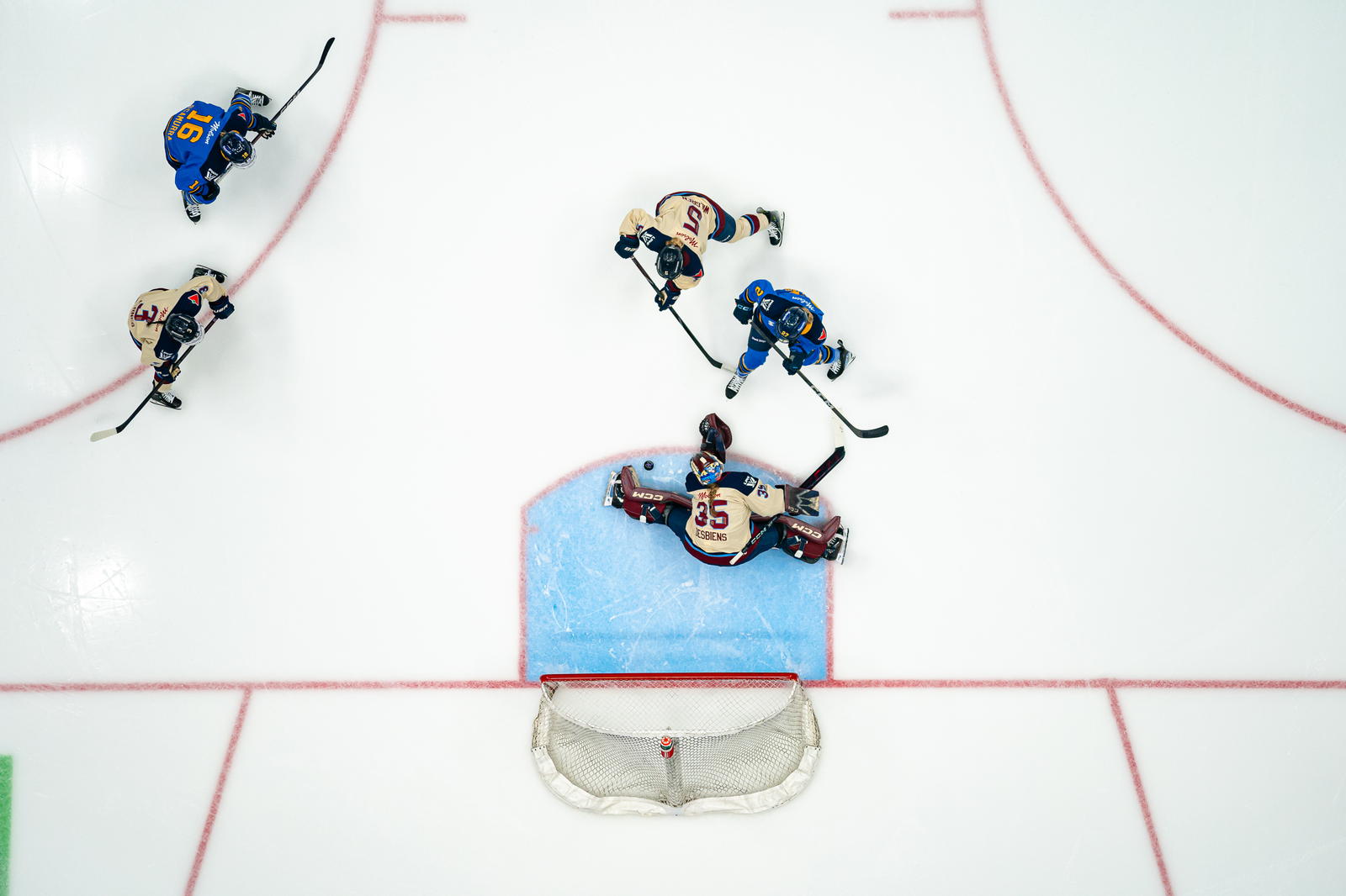 PWHL action in Vancouver - Photo @ PWHL
