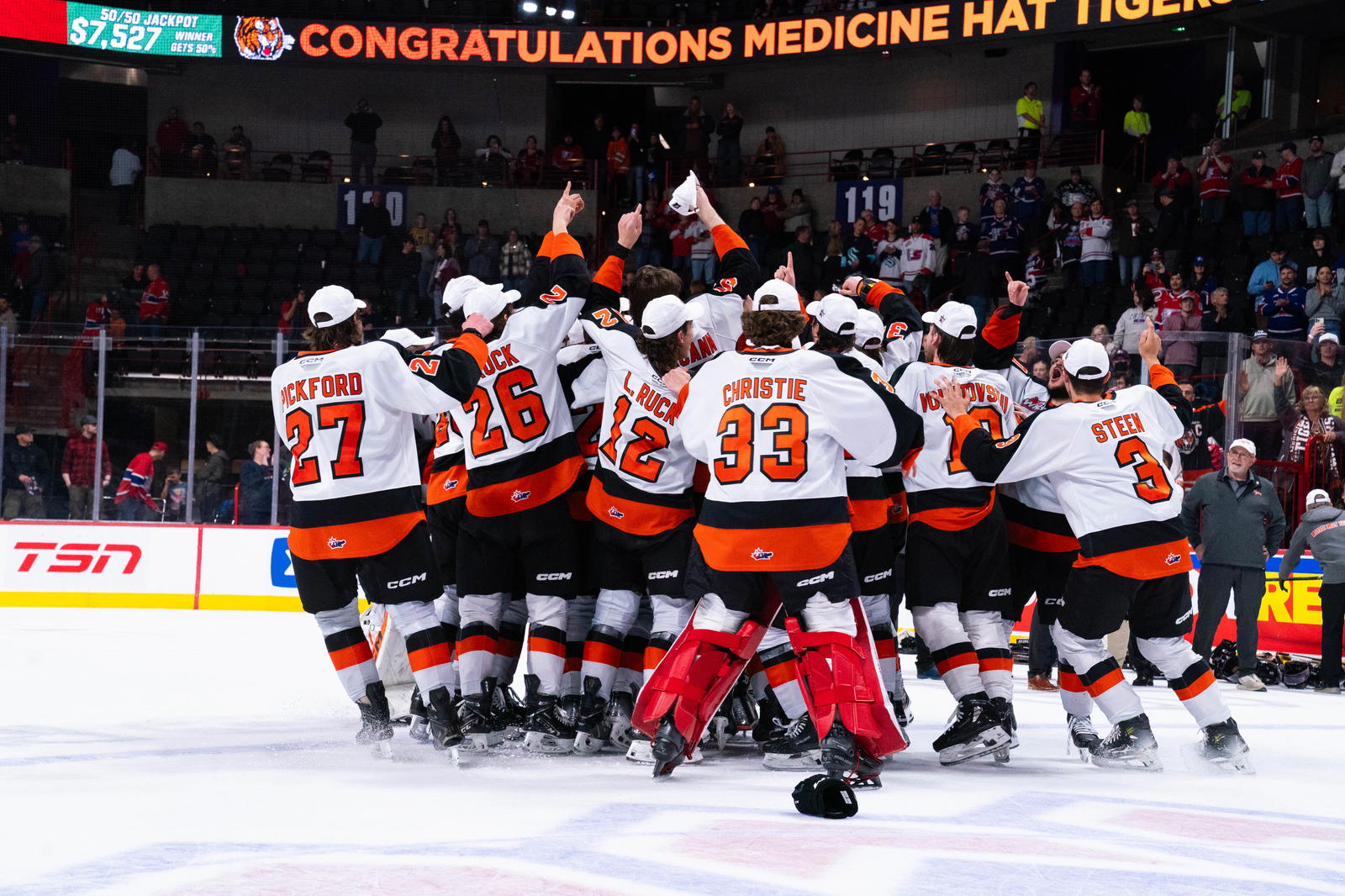 Medicine Hat Tigers (Photo Credit: Larry Brunt/Spokane Chiefs/WHL)