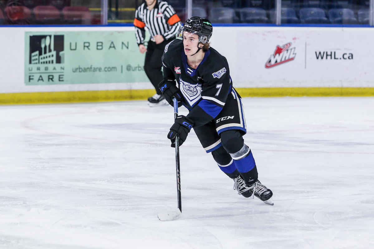 Cole Reschny of the Victoria Royals (Photo Credit:&nbsp;Steve Dunsmoor/WHL)