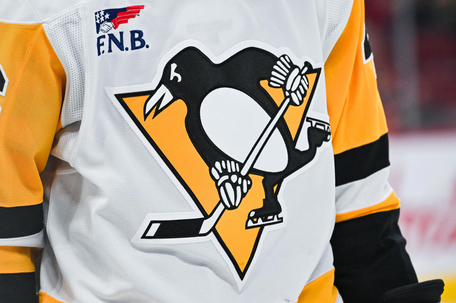 Penguins Logo (© David Kirouac-Imagn Images)