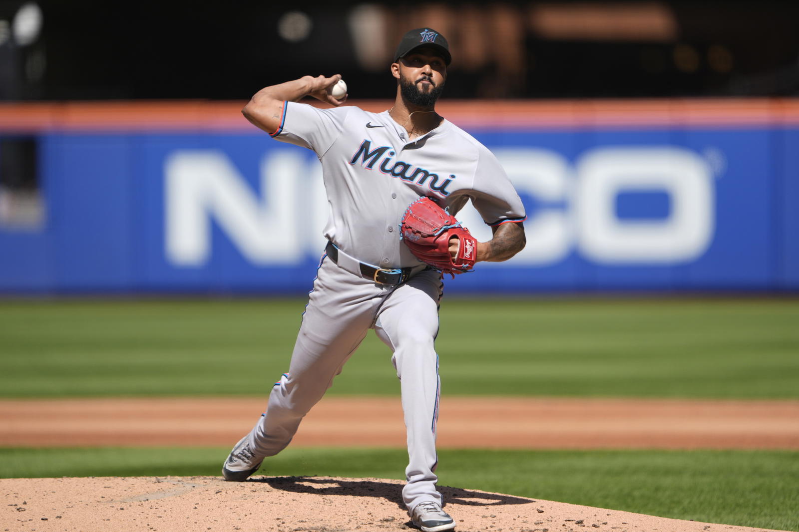 Miami Marlins pitcher Sandy Alcantara. Credit:&nbsp;Gregory Fisher-Imagn Images.