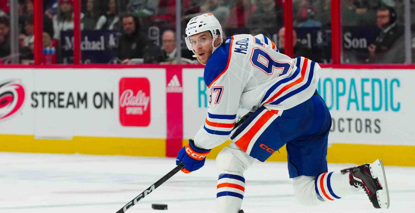 Host Suggests McDavid "Holding Shield" For Oilers Teammates