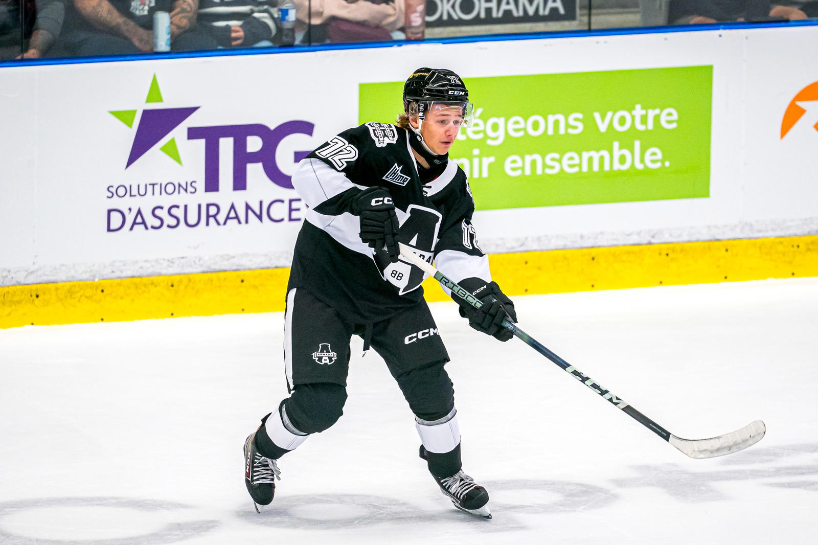 Xavier Villeneuve with the Blainville-Boisbriand Armada. (Photo: Blainville-Boisbriand Armada)