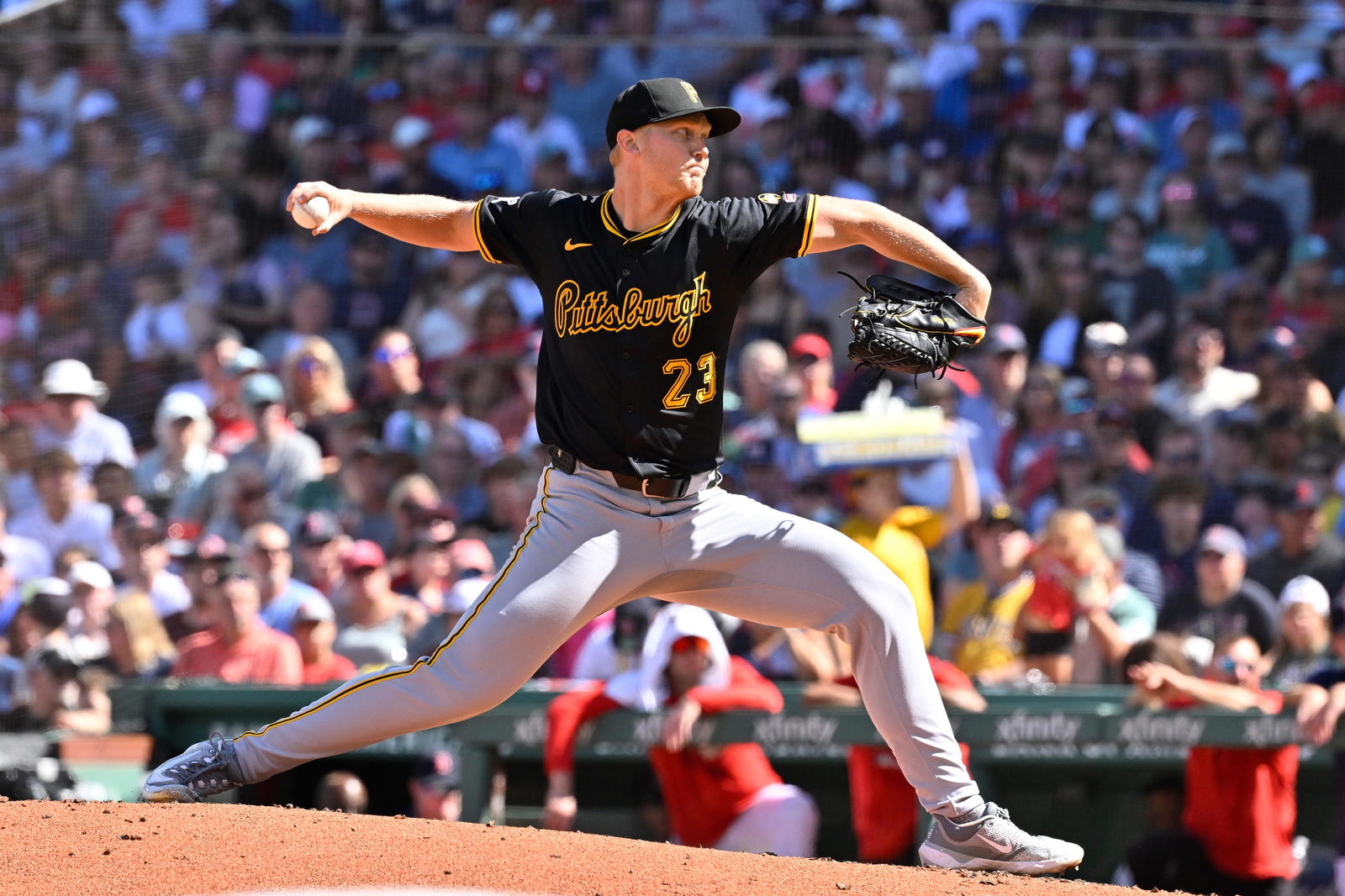 Pittsburgh Pirates pitcher Mitch Keller. Credit: Eric Canha-Imagn Images.