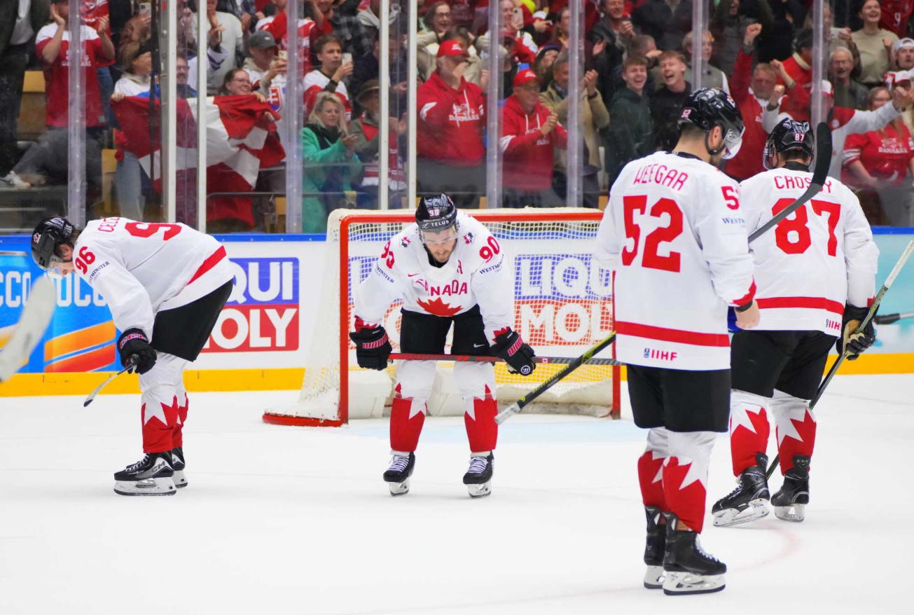 Celebrini’s World Championship Debut Ends With Shocking Loss To Denmark