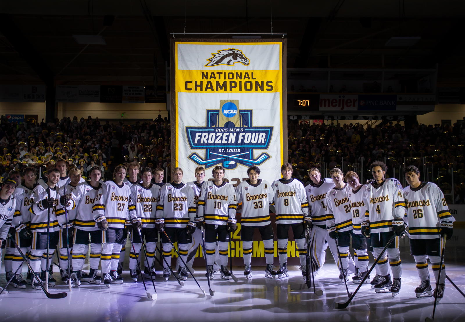 Western Michigan Broncos Raise National Championship Banner on Opening Night; Fall to Ferris State Bulldogs