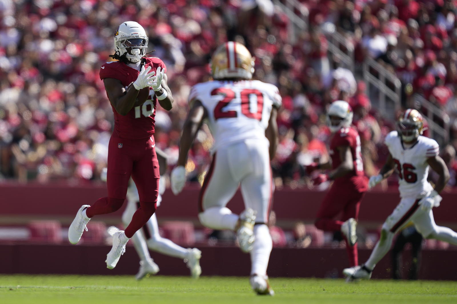 Arizona Cardinals wide receiver Marvin Harrison Jr. Credit: Kyle Terada-Imagn Images.