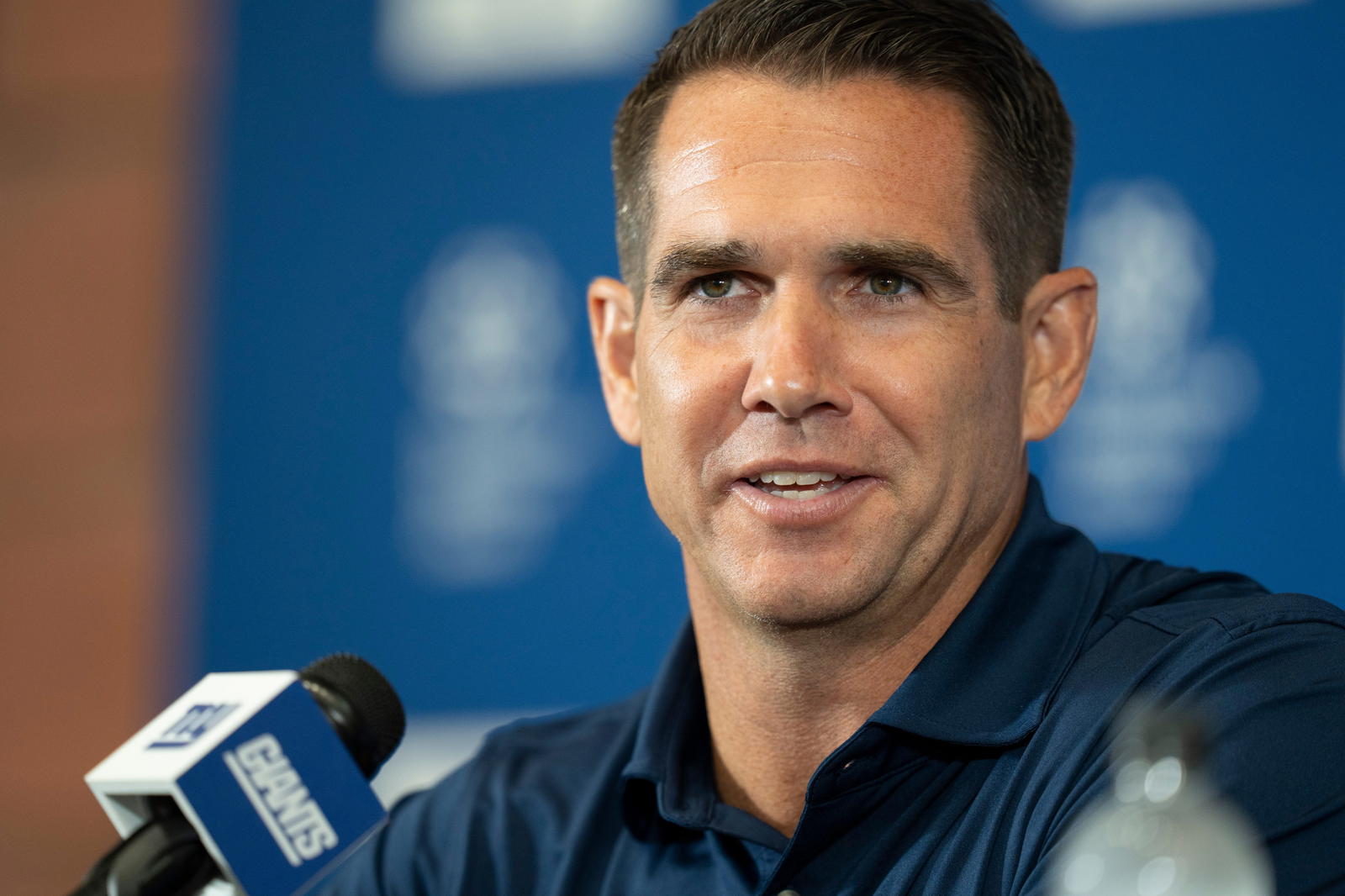 New York Giants general manager Joe Schoen. Credit:&nbsp;Julian Leshay Guadalupe/NorthJersey.com / USA TODAY NETWORK via Imagn Images.