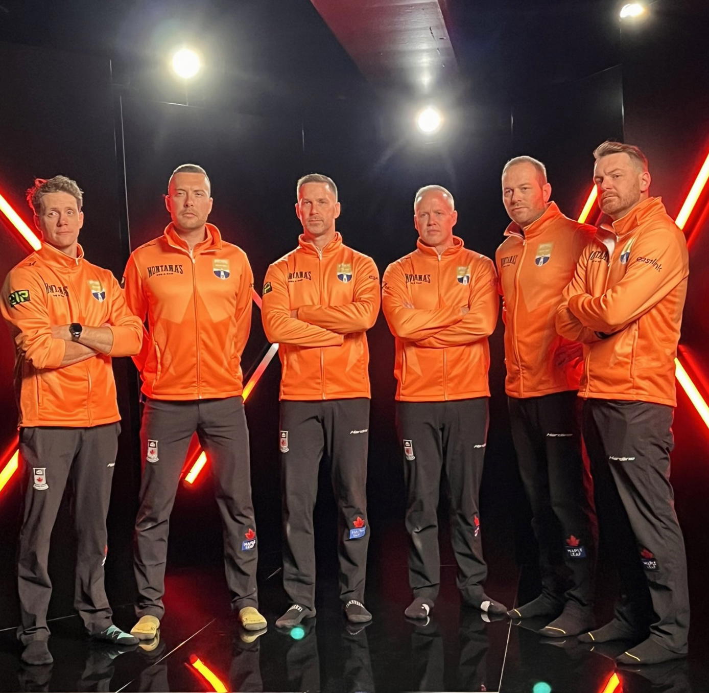 Team Gushue – you knew they’d wear orange again, right?