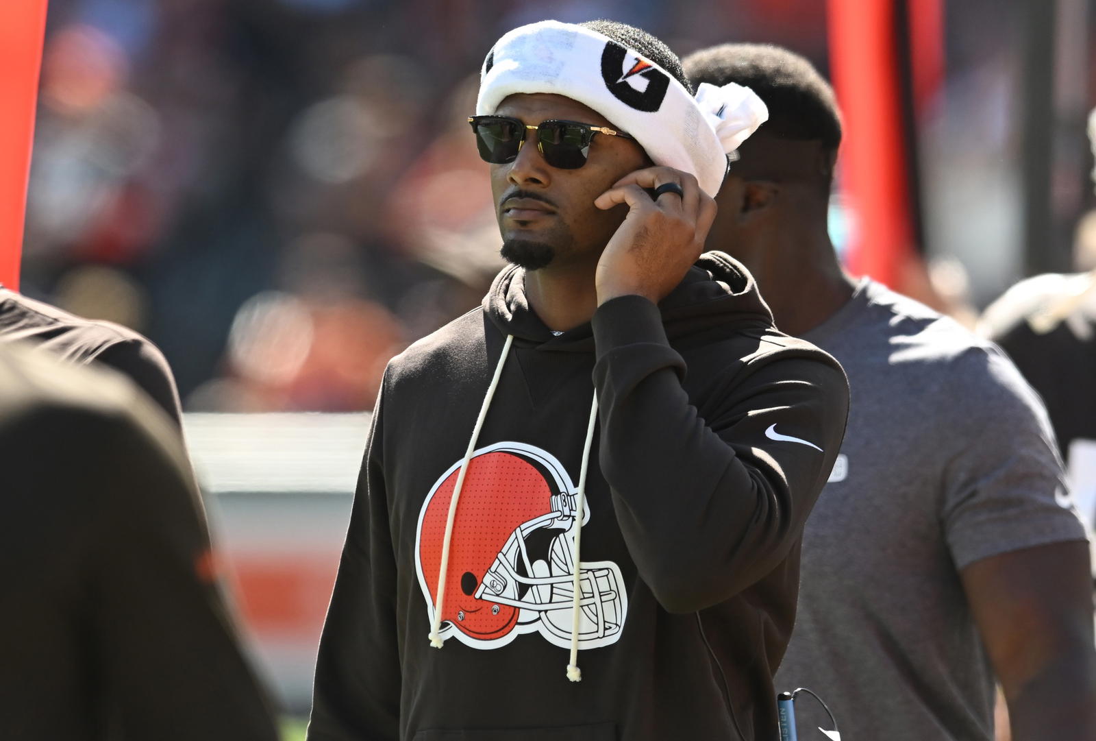 Cleveland Browns quarterback Deshaun Watson. Credit: Ken Blaze-Imagn Images.