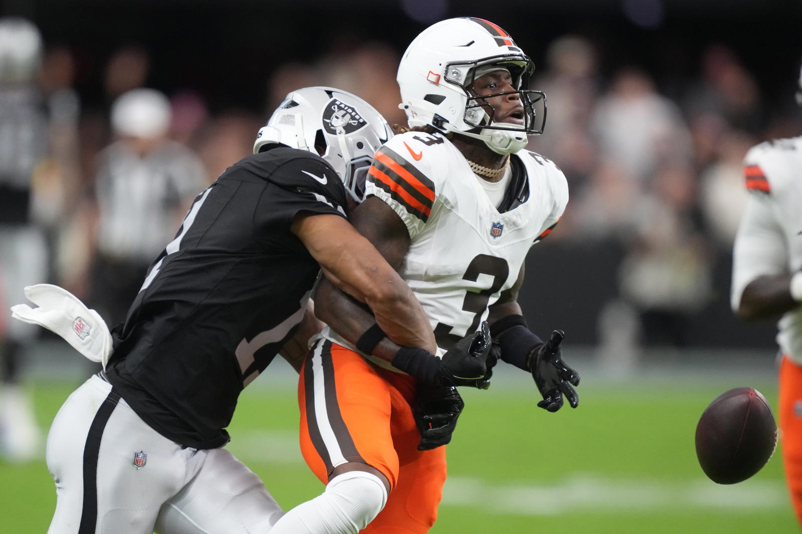 Cleveland Browns receiver Jerry Jeudy. Credit:&nbsp;Kirby Lee-Imagn Images.