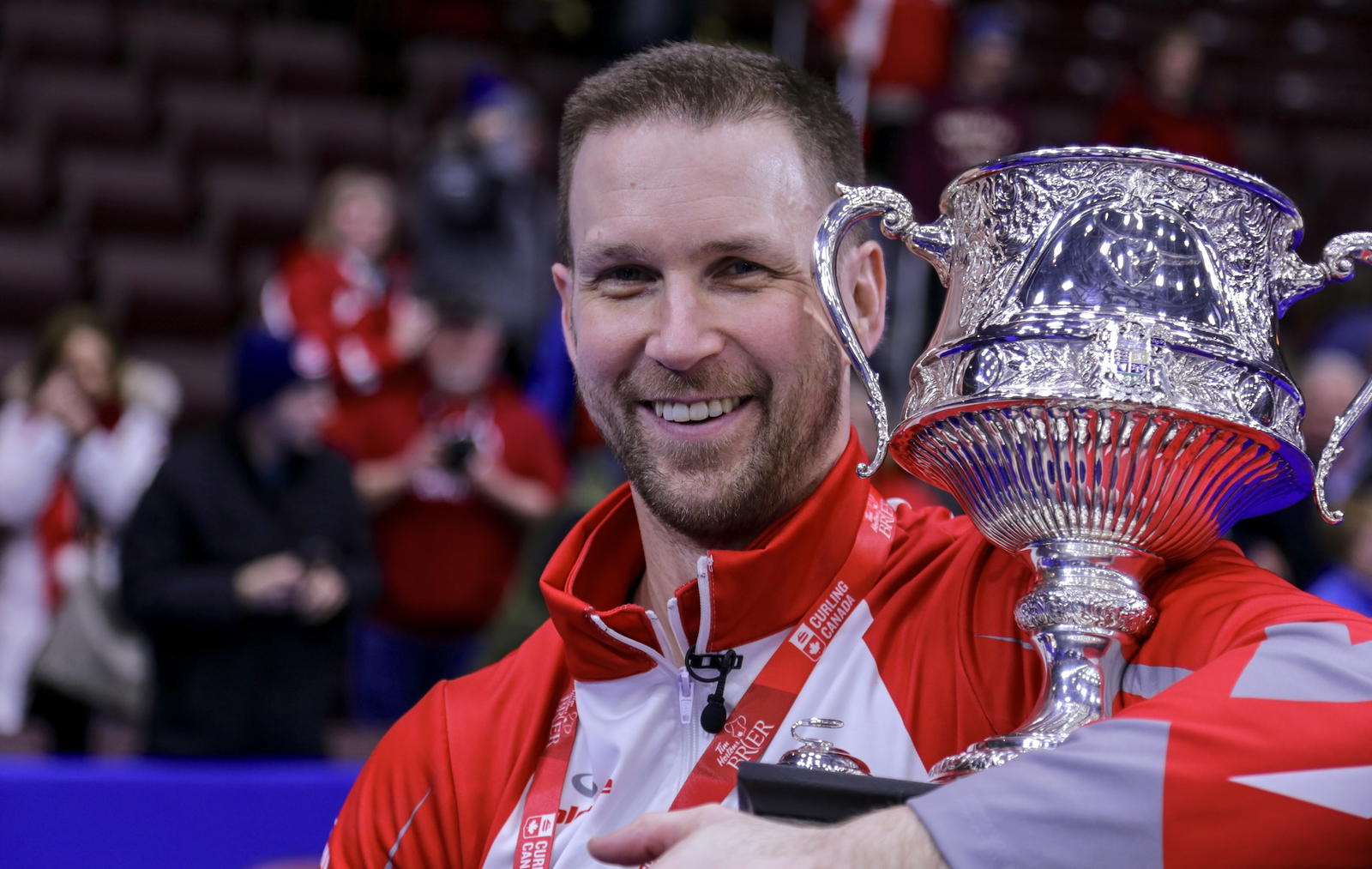 With the Brier Tankard in 2017 • Anil Mungal-The Curling News