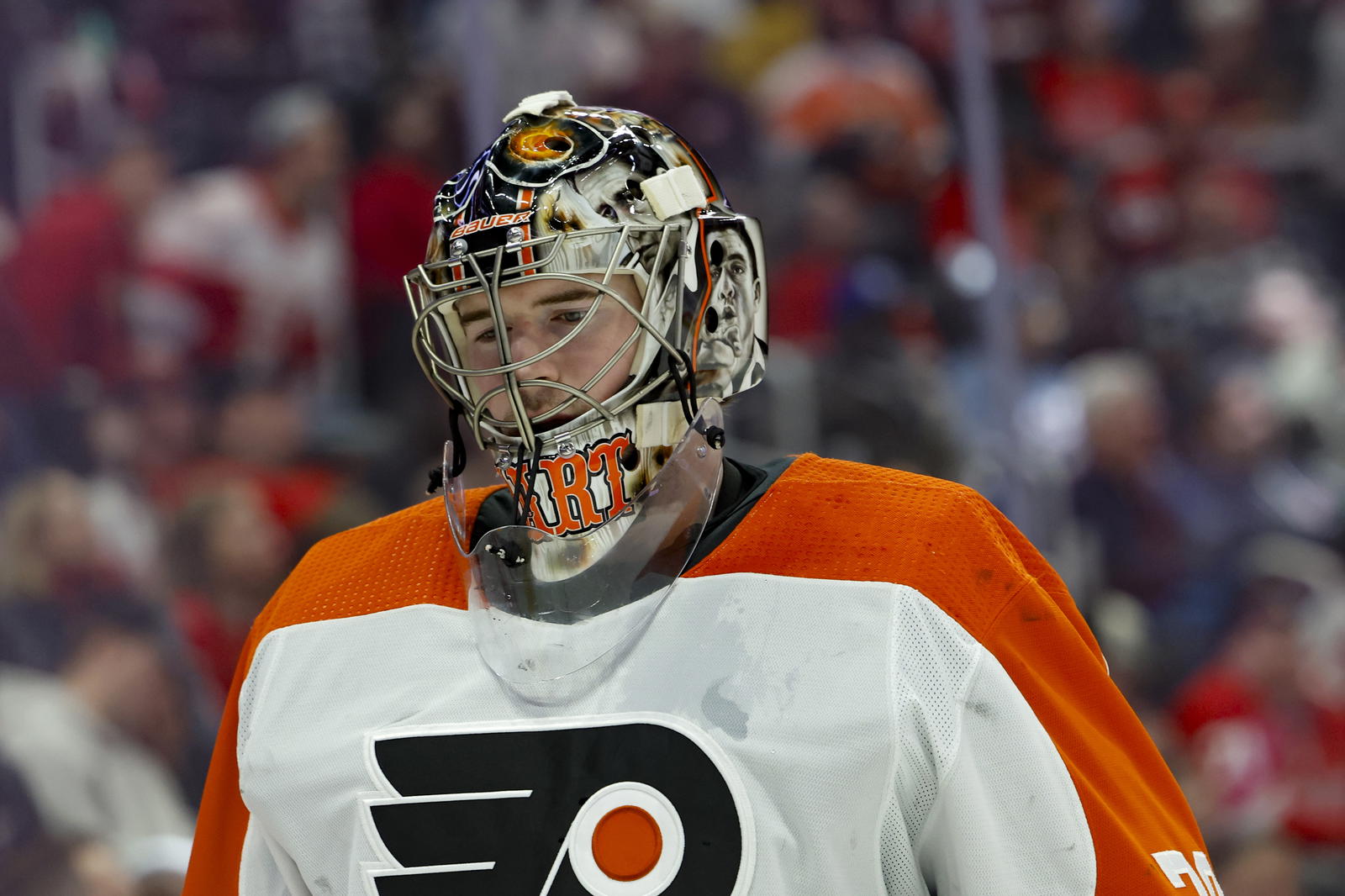 Former Flyers goalie Carter Hart was found not guilty of sexual assault on Thursday afternoon. (Photo: Rick Osentoski, Imagn Images)