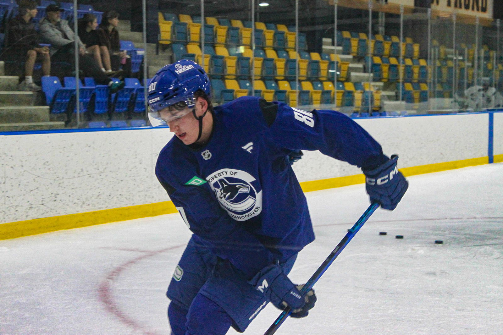 Braeden Cootes at Vancouver Canucks Development Camp (Photo Credit: Kaja Antic/THN)&nbsp;&nbsp;