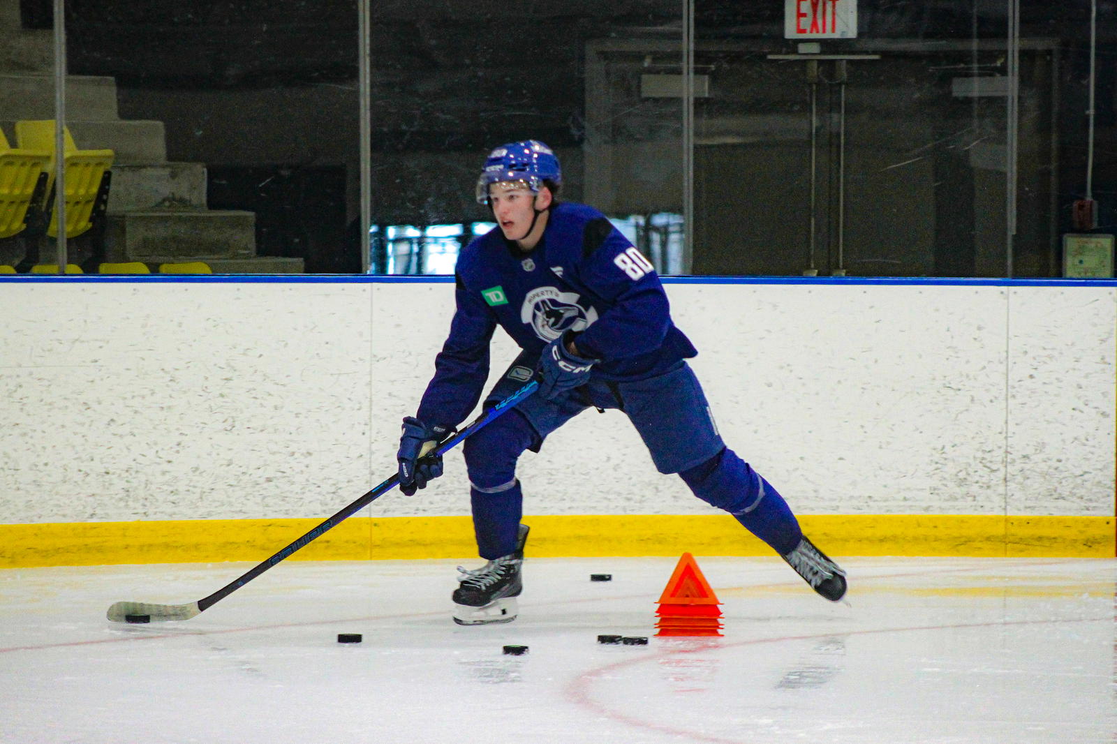 Braeden Cootes at Vancouver Canucks Development Camp (Photo Credit: Kaja Antic/THN)&nbsp;&nbsp;
