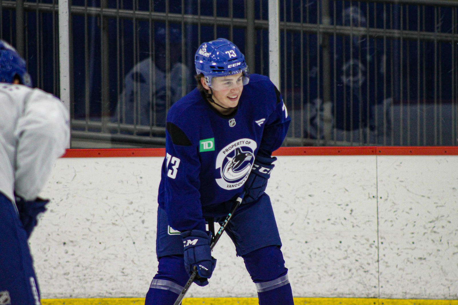Canucks prospect Anthony Romani at development camp. (Photo Credit: Kaja Antic/THN)&nbsp;
