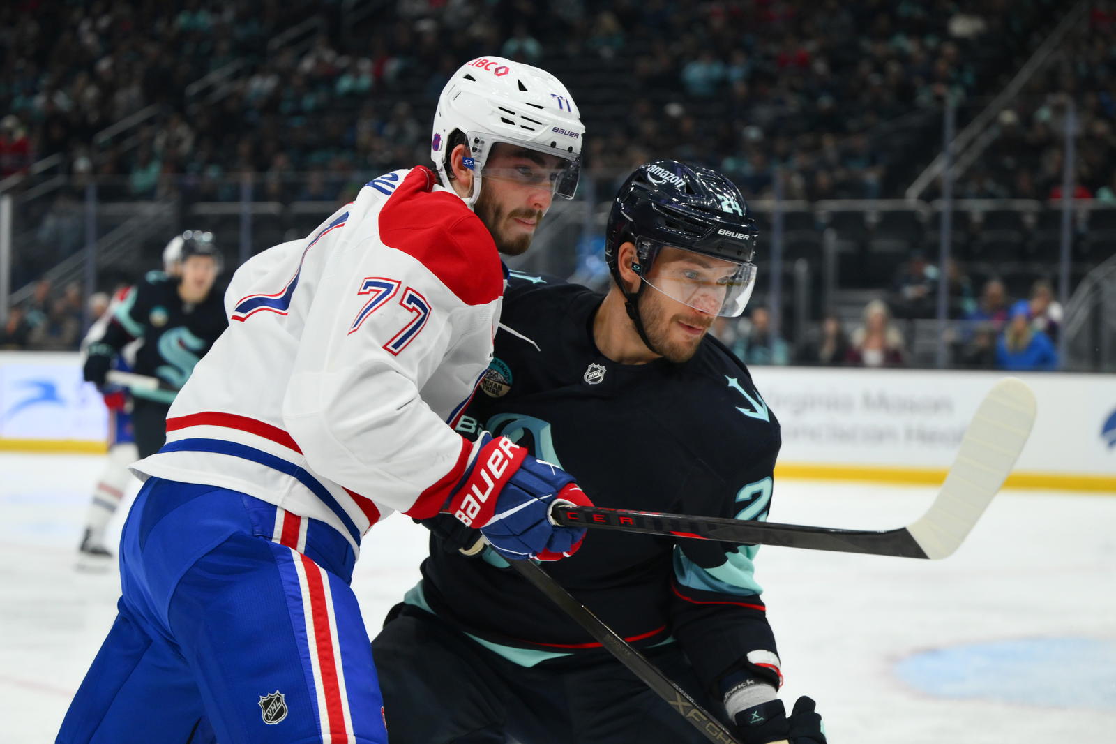Resilient Kraken Battle Back from Third Period 3-0 Deficit, Fall to Canadiens in OT, 4-3.