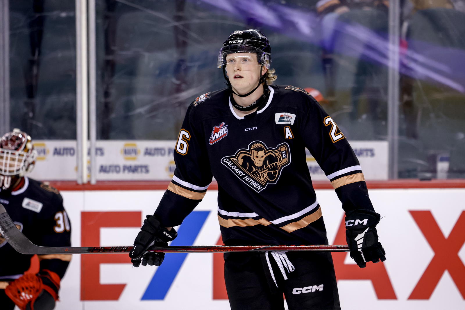 Carter Yakemchuk of the Calgary Hitmen (Photo Credit:&nbsp;Jenn Pierce/Calgary Hitmen/WHL)