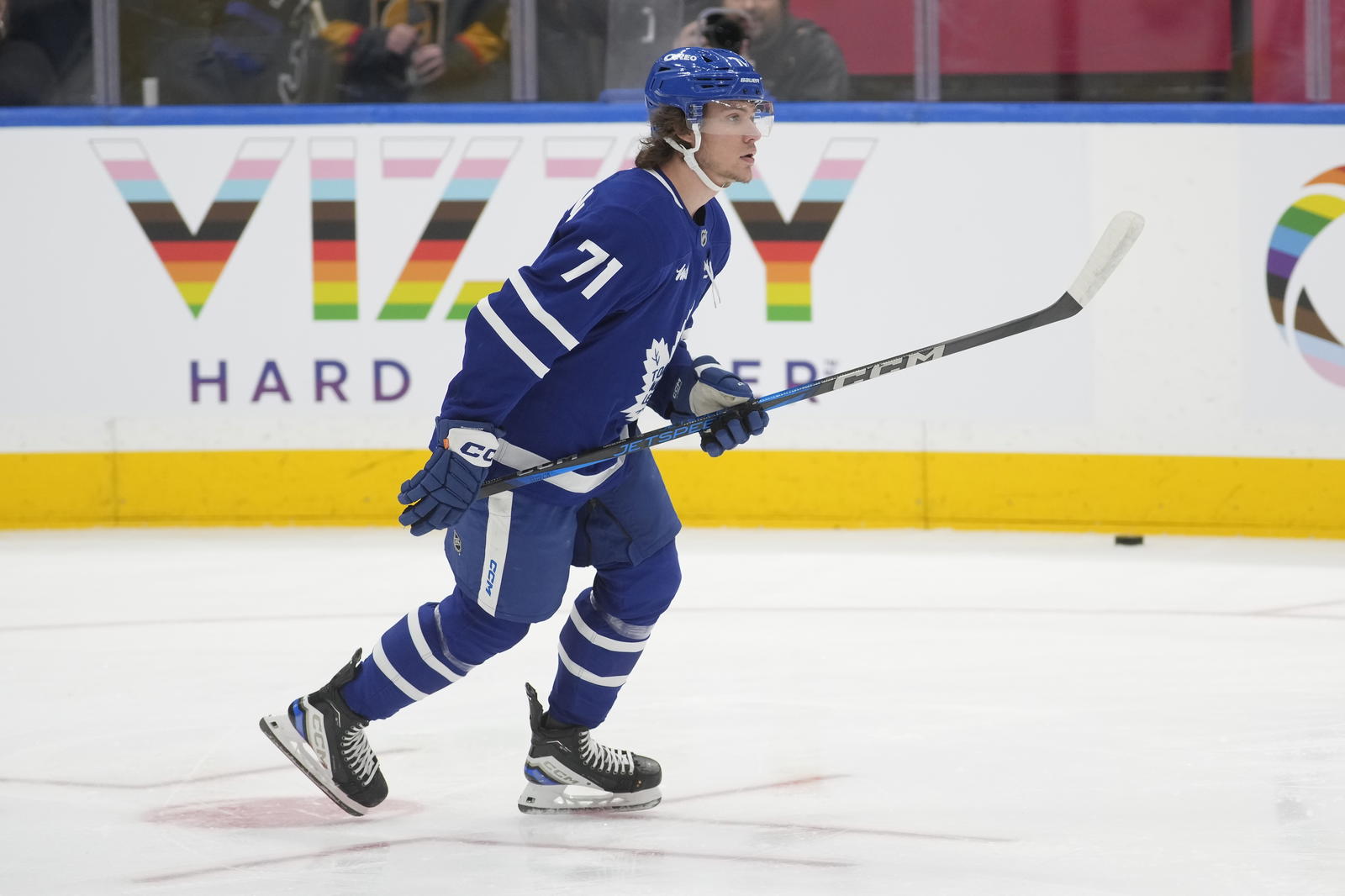 Nikita Grebenkin will get one of the first cracks at an NHL roster spot. (Photo: John E. Sokolowski, Imagn Images)