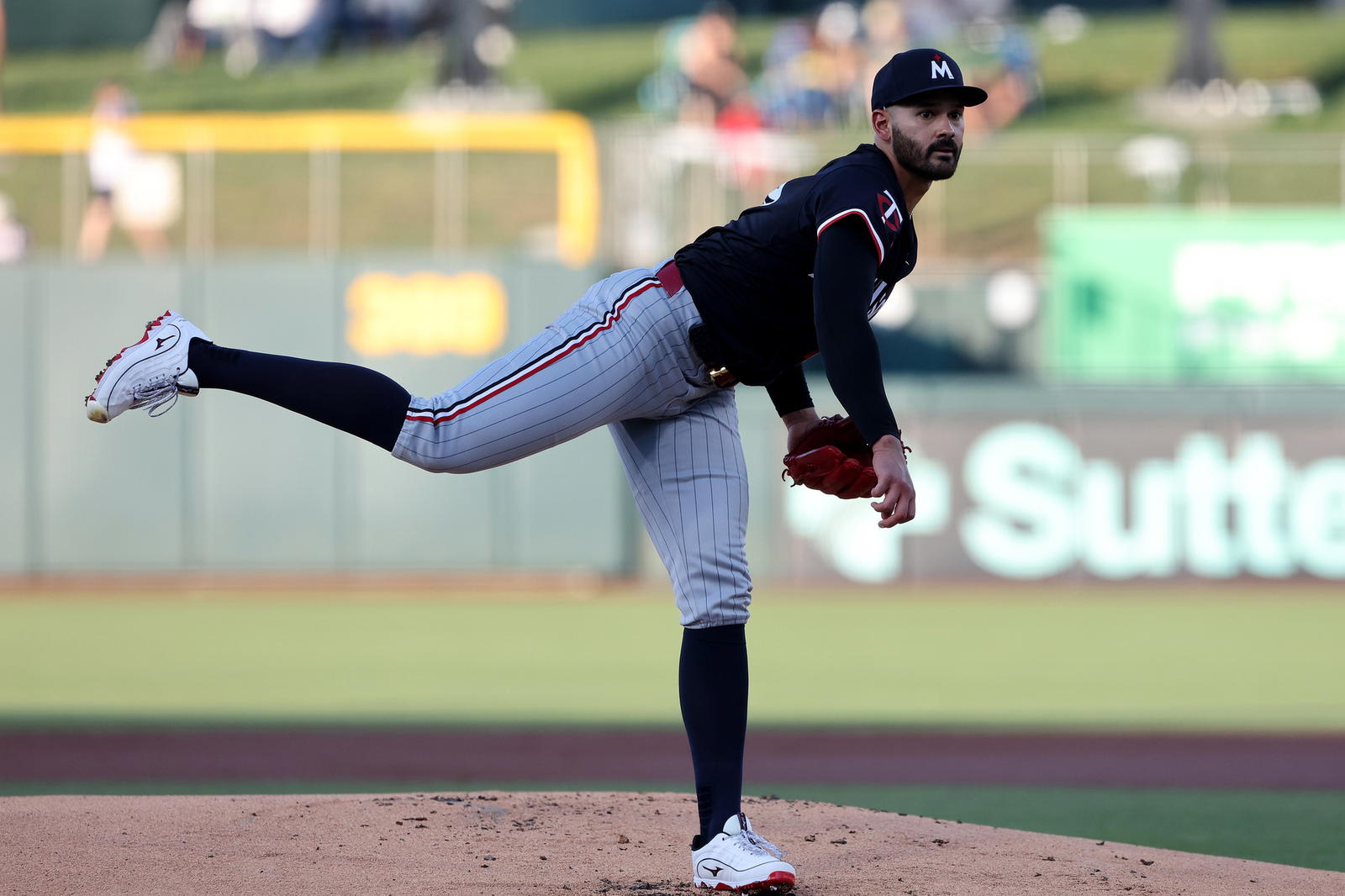 Minnesota Twins pitcher Pablo Lopez. Credit:&nbsp;Dennis Lee-Imagn Images.