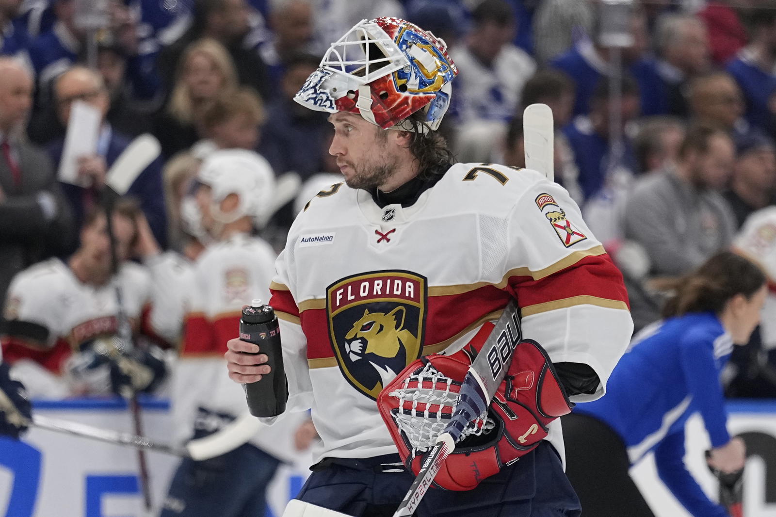 Sergei Bobrovsky struggling against Maple Leafs as Panthers drop consecutive games in Toronto