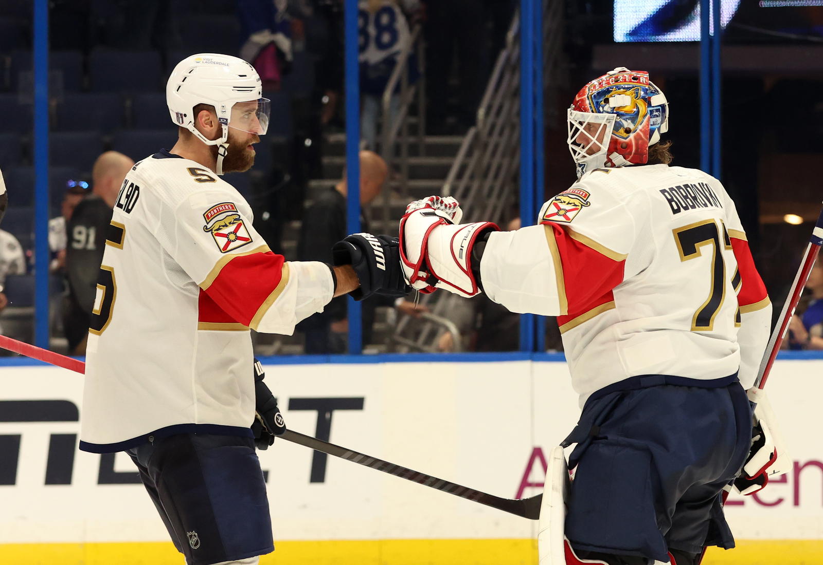 Aaron Ekblad Shows Sergei Bobrovsky Love After Panthers Win