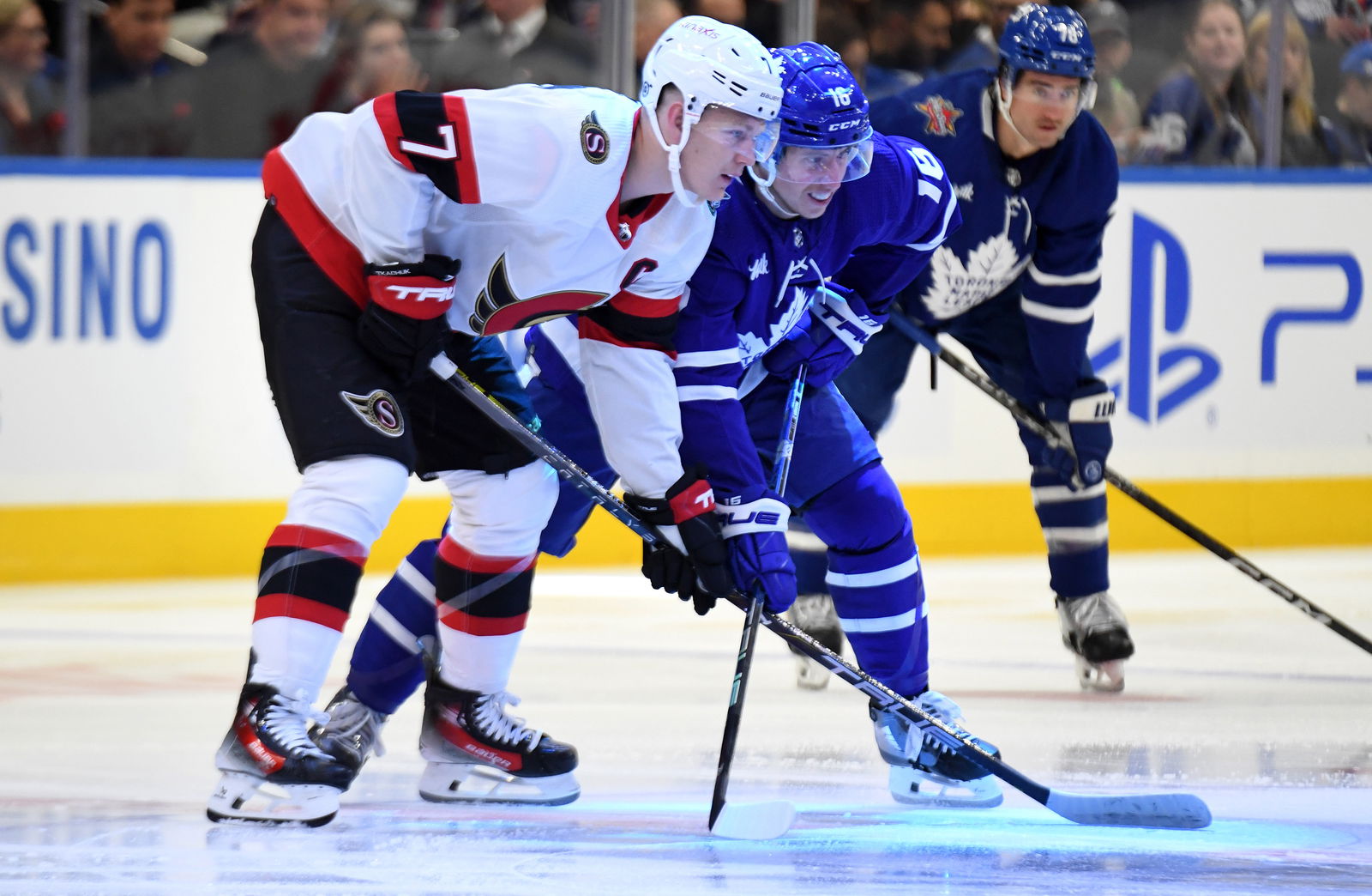 Count On Marner, Tkachuk Scoring in High-Flying Maple Leafs-Senators Game One