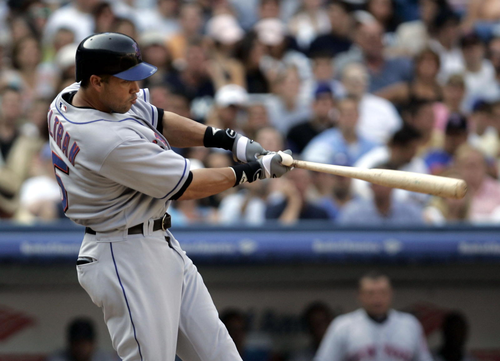 Mets Carlos Beltran hits an rbi single in the 5th against the Yankees, in the second game of the subway series at Yankee Stadium June 25, 2005. The Mets defeated the Yankees 10-3.&nbsp;Frank Becerra Jr./The Journal News / USA TODAY NETWORK