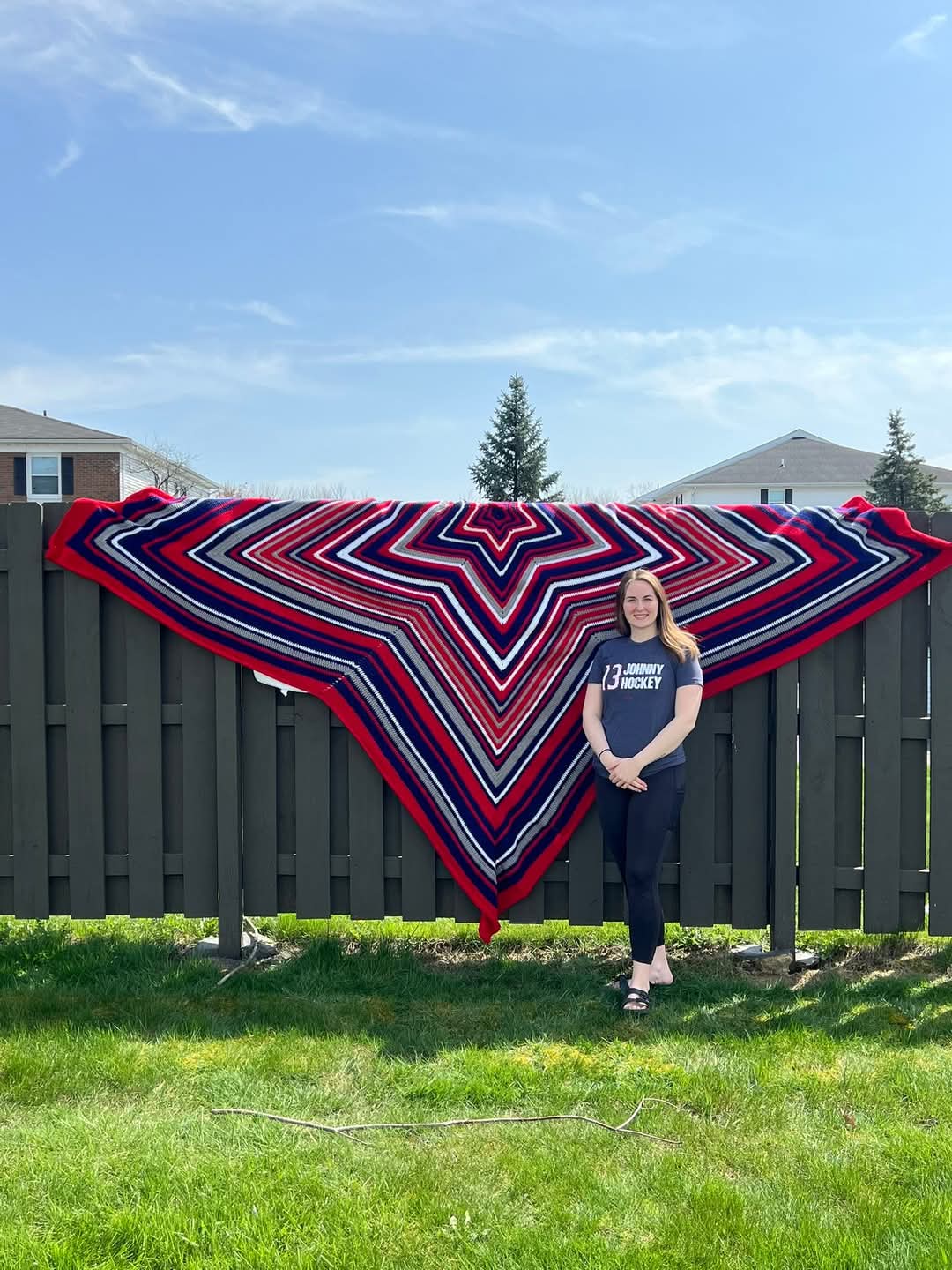 Blue Jackets Fan Gets Creative With Memorabilia  